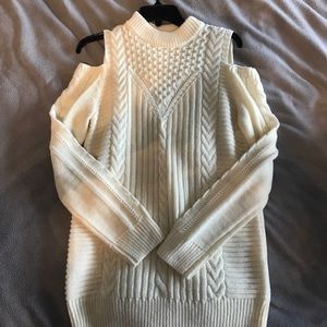 Cold shoulder sweater- Size 6